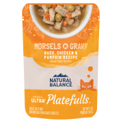 Platefulls Duck, Chicken, & Pumpkin Recipe Morsels in Gravy