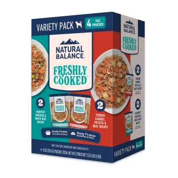 Chicken & Beef Homestyle Dog Food, Variety Pack (4x9oz)