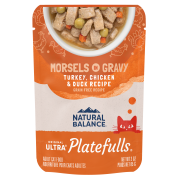 Platefulls Turkey, Chicken & Duck Recipe Morsels in Gravy