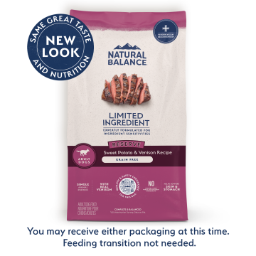 Reserve Grain Free Sweet Potato & Venison Recipe