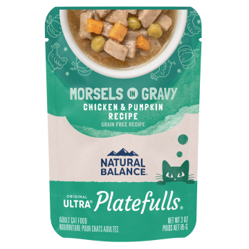 Platefulls Chicken & Pumpkin Recipe Morsels in Gravy