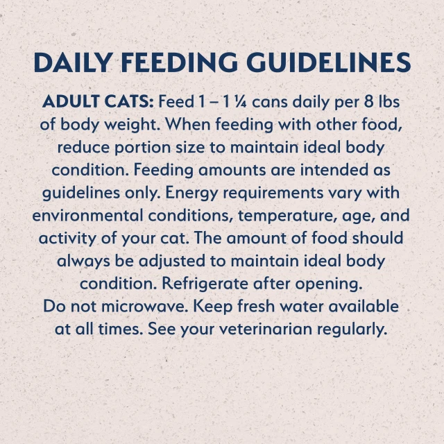 Feeding Guidelines