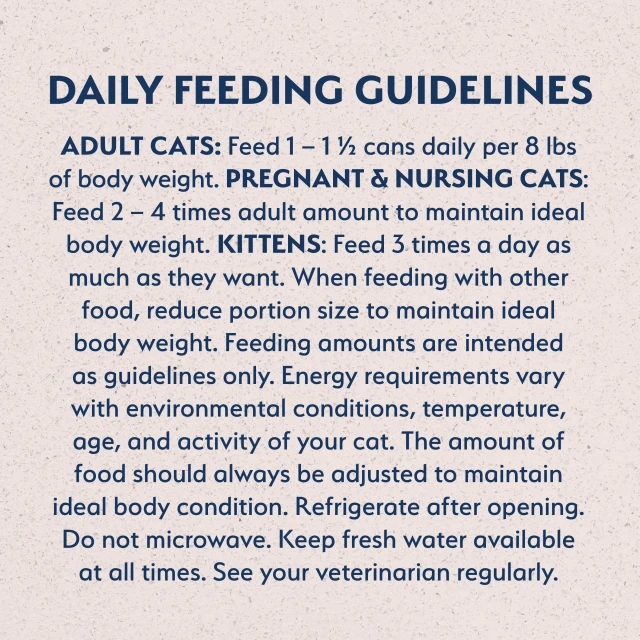 Feeding Guidelines