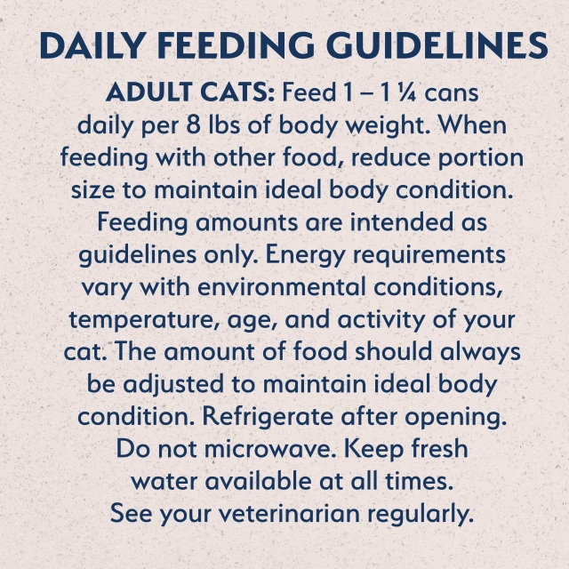 Feeding Guidelines